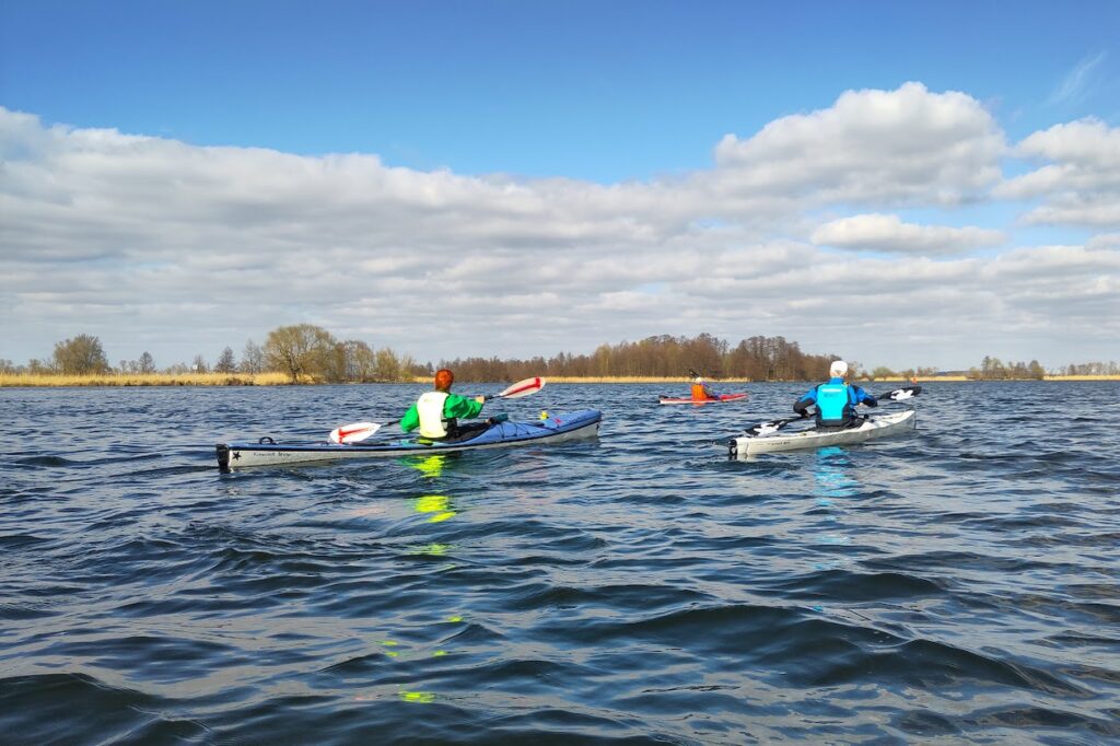 Kajaks auf der Havel bei Deetz