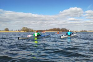Kajaks auf der Havel bei Deetz