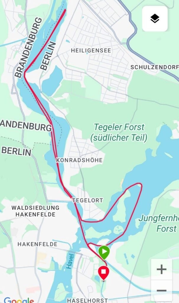 Strecke Kanuhalbmarathon2026